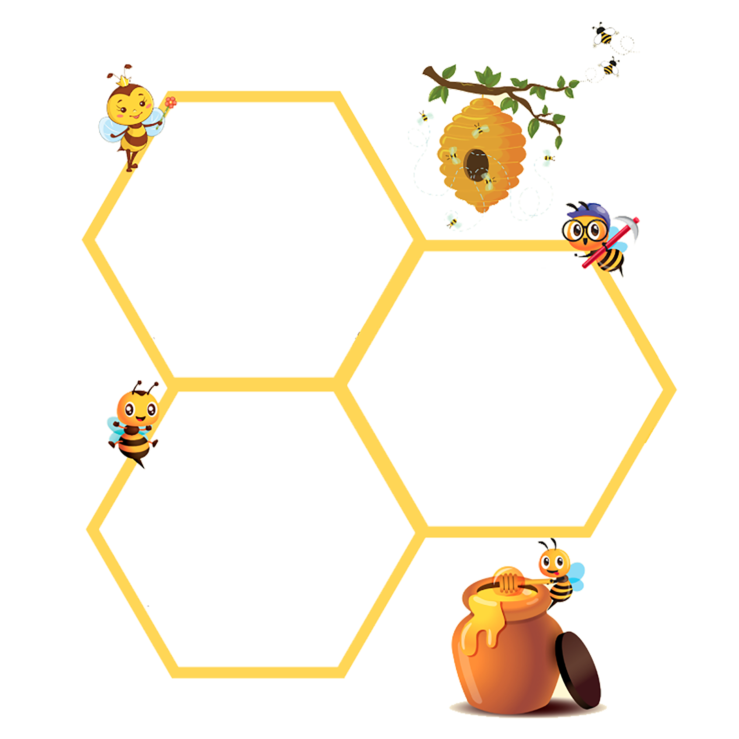 Party Package Hexagon Layout